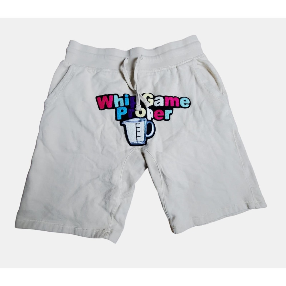 Smart Blanks Drawstring Bermuda Sweat Shorts Embroidered Whip Game‎ Proper XL